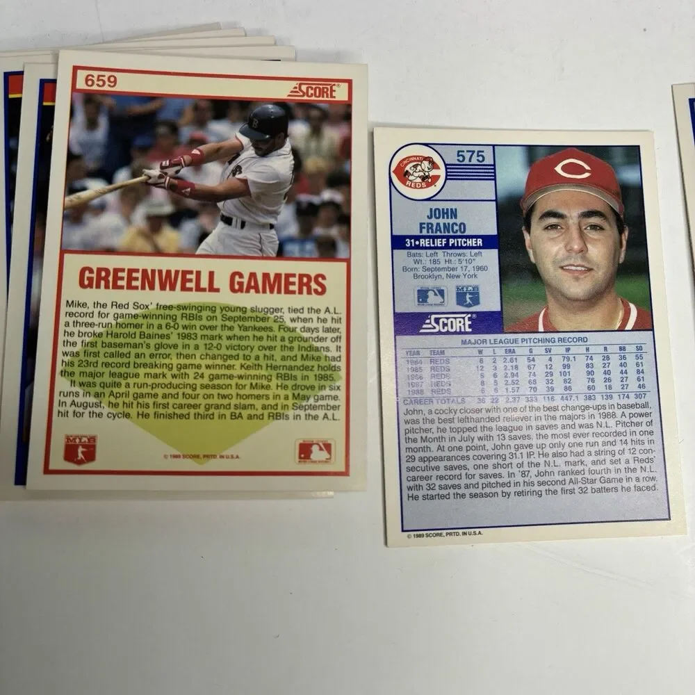 1989 Score Collectors Set Complete Factory 660 Cards Box Magic Motion